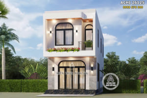 Mẫu nhà ống 2 tầng đẹp 800 triệu – Mã số: ACHI 26125