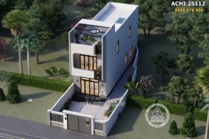 Mẫu nhà ống 2 tầng đẹp mặt tiền 5m – Mã số: ACHI 25112