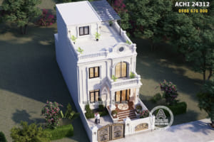 Nhà 2 tầng đẹp mặt tiền 7m8 tân cổ điển – Mã số: ACHI 24312