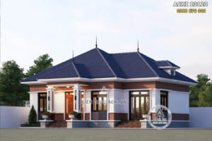 Nhà cấp 4 mái Nhật 1 tầng 130m2 đẹp – Mã số: ACHI 13120